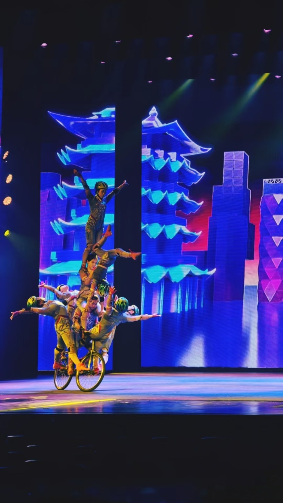 Martial artists performing Kung Fu show in Beijing theaterjpg
